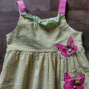 Rare Editions Butterfly Dress Girl's Size: 5
